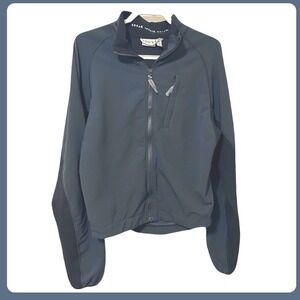 Ibex Climacool Full Zip Jacket Sz. Medium‎ Black Stretch Made In USA